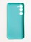 Накладка Silicone Cover (без логотипа, с защитой камеры) для Samsung Galaxy S23 Plus бирюзовая - фото 61199