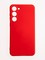 Накладка Silicone Cover (без логотипа, с защитой камеры) для Samsung Galaxy S23 Plus красная