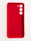 Накладка Silicone Cover (без логотипа, с защитой камеры) для Samsung Galaxy S23 Plus красная - фото 61001