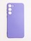 Накладка Silicone Cover (без логотипа, с защитой камеры) для Samsung Galaxy S23 Plus сиреневая