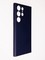 Накладка Silicone Cover (без логотипа, с защитой камеры) для Samsung Galaxy S23 Ultra синяя - фото 61238