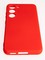 Накладка Silicone Cover (без логотипа, с защитой камеры) для Samsung Galaxy S23 красная - фото 61250