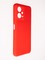Накладка Silicone Cover (без логотипа, с защитой камеры) для Xiaomi Redmi Note 12/Poco X5 красная - фото 61088