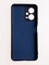 Накладка Silicone Cover (без логотипа, с защитой камеры) для Xiaomi Redmi Note 12/Poco X5 синяя - фото 61341