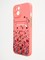 Накладка силиконовая Summer с кардхолдером для Apple iPhone 15 розовая - фото 62568