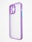 Накладка пластиковая с силиконовой окантовкой с защищенной камерой для iPhone 15 Pro Max сиреневая - фото 62643