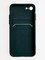 Накладка силиконовая Winter с кардхолдером для Apple iPhone 7/8/SE 2020 зеленая - фото 62715
