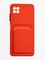 Накладка силиконовая Winter с кардхолдером для Samsung Galaxy A22S/A22 5G красная - фото 63000