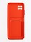 Накладка силиконовая Winter с кардхолдером для Samsung Galaxy A22S/A22 5G красная - фото 63001