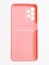 Накладка силиконовая Winter с кардхолдером для Samsung Galaxy A23 розовая - фото 63017