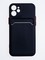 Накладка силиконовая Winter с кардхолдером для Apple iPhone 12 Mini черная - фото 63052