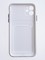 Накладка силиконовая Winter с кардхолдером для Apple iPhone 12 белая - фото 63078
