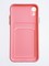 Накладка силиконовая Winter с кардхолдером для Apple iPhone XR розовая - фото 63141