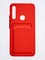 Накладка силиконовая Winter с кардхолдером для Huawei P Smart Z/Honor 9X красная - фото 63202