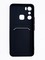 Накладка силиконовая Winter с кардхолдером для Infinix Hot 20i черная - фото 63227