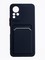 Накладка силиконовая Winter с кардхолдером для Infinix Note 12 G88 черная - фото 63292