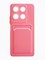 Накладка силиконовая Winter с кардхолдером для Infinix Note 30 розовая - фото 63310