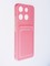 Накладка силиконовая Winter с кардхолдером для Infinix Smart 7 Plus розовая - фото 63354