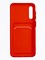 Накладка силиконовая Winter с кардхолдером для Samsung Galaxy A50/A30s красная - фото 63400