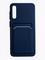 Накладка силиконовая Winter с кардхолдером для Samsung Galaxy A50/A30s синяя - фото 63405