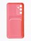 Накладка силиконовая Winter с кардхолдером для Samsung Galaxy A54 розовая - фото 63451