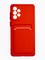 Накладка силиконовая Winter с кардхолдером для Samsung Galaxy A73 красная - фото 63472