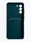 Накладка силиконовая Winter с кардхолдером для Samsung Galaxy S21FE зеленая - фото 63483