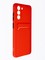 Накладка силиконовая Winter с кардхолдером для Samsung Galaxy S21FE красная - фото 63486