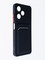 Накладка силиконовая Winter с кардхолдером для Infinix Hot 30i черная - фото 63561
