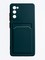 Накладка силиконовая Winter с кардхолдером для Samsung Galaxy S20FE зеленая - фото 63577