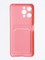 Накладка силиконовая Winter с кардхолдером для Xiaomi Redmi 12 розовая - фото 63764