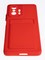 Накладка силиконовая Winter с кардхолдером для Xiaomi Mi 11T/11T Pro красная - фото 63999