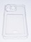 Накладка силиконовая с кардхолдером и усиленными углами для Apple iPhone 15 Pro Max прозрачная - фото 63908