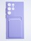 Накладка силиконовая Winter с кардхолдером для Samsung Galaxy S23 Ultra сиреневая