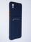 Накладка силиконовая Winter с кардхолдером для Xiaomi Redmi 9A синяя - фото 64081