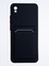 Накладка силиконовая Winter с кардхолдером для Xiaomi Redmi 9A черная - фото 64087