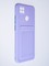 Накладка силиконовая Winter с кардхолдером для Xiaomi Redmi 9C/10A сиреневая - фото 64113