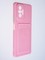 Накладка силиконовая Winter с кардхолдером для Xiaomi Redmi Note 10 Pro 4G розовая - фото 64161