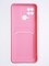 Накладка силиконовая Winter с кардхолдером для Xiaomi Redmi 10C/Poco C40 розовая - фото 64351