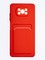 Накладка силиконовая Winter с кардхолдером для Poco X3/X3 Pro красная - фото 64403
