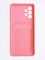 Накладка силиконовая Winter с кардхолдером для Samsung Galaxy A32 4G розовая - фото 64431