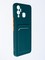 Накладка силиконовая Winter с кардхолдером для Infinix Hot 12 Play зеленая - фото 64442