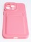 Накладка силиконовая Winter с кардхолдером для Apple iPhone 14 Pro Max розовая - фото 64513