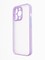 Накладка пластиковая с силиконовой окантовкой с защищенной камерой для iPhone 15 Pro сиреневая - фото 64764