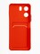 Накладка силиконовая Winter с кардхолдером для Xiaomi Redmi 13C/Poco C65 красная - фото 64952