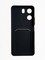 Накладка силиконовая Winter с кардхолдером для Xiaomi Redmi 13C/Poco C65 черная - фото 64968