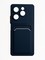 Накладка силиконовая Winter с кардхолдером для Infinix Hot 40 Pro синяя - фото 65043