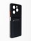 Накладка силиконовая Winter с кардхолдером для Infinix Hot 40 Pro черная - фото 65053