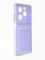 Накладка силиконовая Winter с кардхолдером для Infinix Hot 40i сиреневая - фото 65151