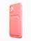 Накладка силиконовая Winter с кардхолдером для Apple iPhone 11 розовая - фото 65644